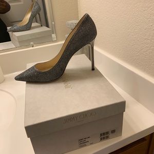 Authentic Jimmy Choo Glitter Pumps